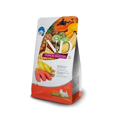 N&D Dog Tropical Selection Salmon Mini Adult 1,5 Kg