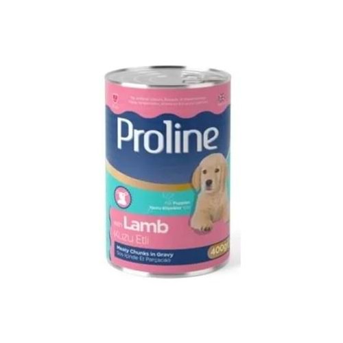 Proline Sos İçinde Et Parçacıklı Kuzu Etli Yavru Köpek Maması 400 G