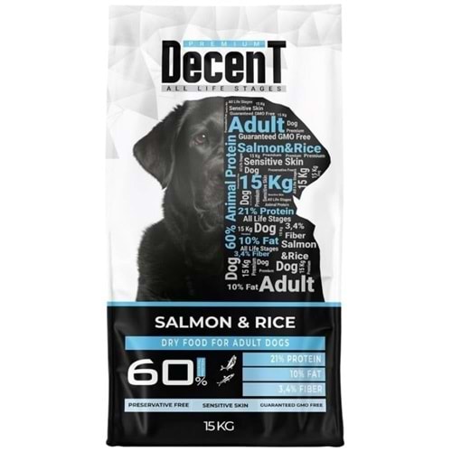 Decent Somonlu Yetişkin Köpek Maması 15kg