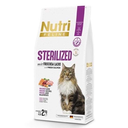 Nutri Feline Sterilized Somon 2 kg