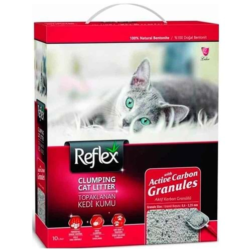 Reflex Box 10 Lt Granül Aktif Karbon Kedi Kumu