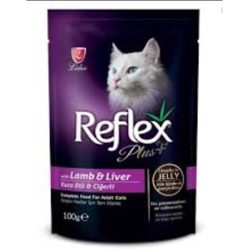 Reflex Plus Pouch Kuzu Etli Jelly 100 Gr