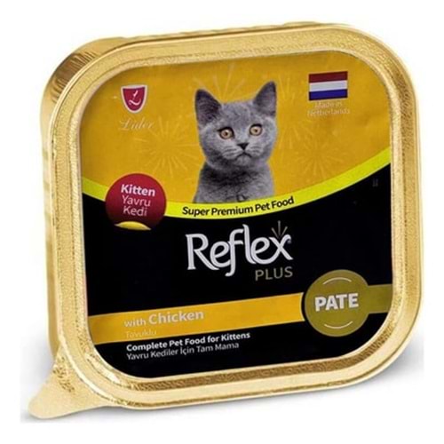 Reflex Plus Pate Tavuklu Yavru Kedi Maması 85 G