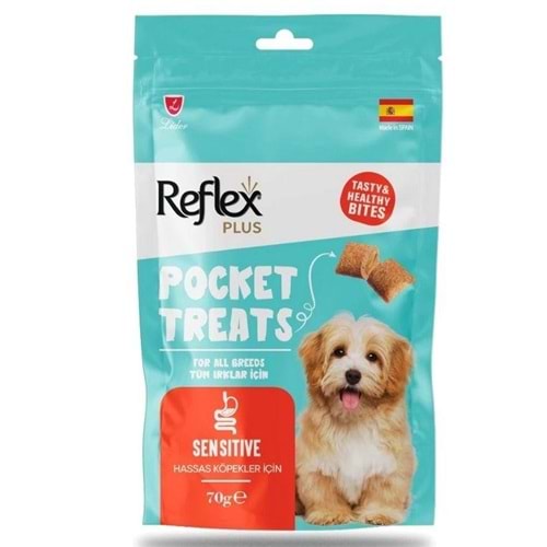 Reflex Plus Pocket Treats Hassas Köpekler İçin Köpek Ödül Maması 70 Gr