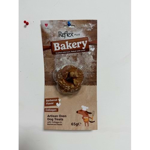 Reflex Plus Bakery Barbekü Aromalı Kolajenli Yıldız Ekmek Çiğnemelik Köpek Ödül Maması 65 G