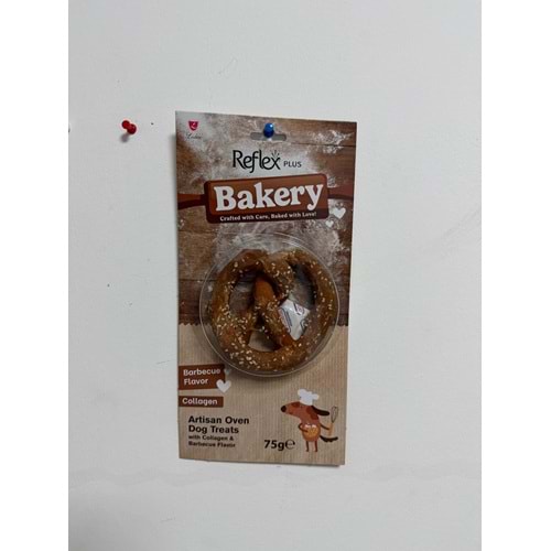 Reflex Plus Bakery Barbekü Aromalı Kolajenli Brezel Çiğnemelik Köpek Ödül Maması 65 G