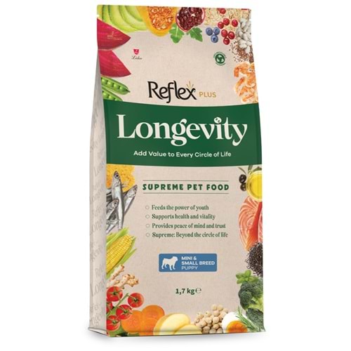Reflex Plus Longevıty Mini Ve Küçük Irk Yavru Köpek Maması 1700 G