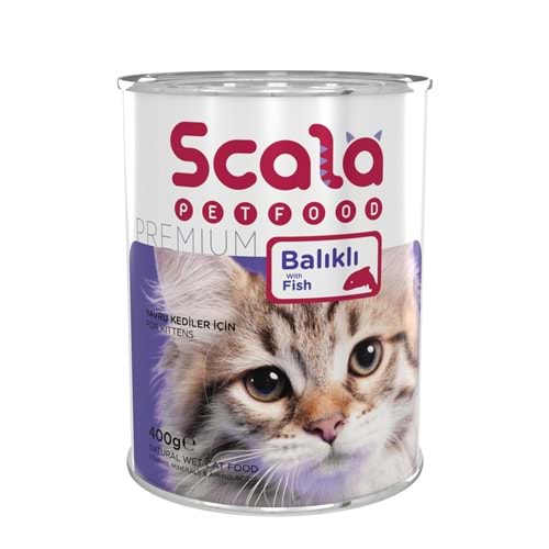 Scala Balıklı Yavru Kedi Konservesi 400 gr