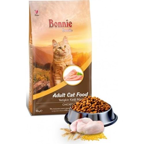 Bonnie Tavuklu Yetişkin Kedi Maması Açık 1kg