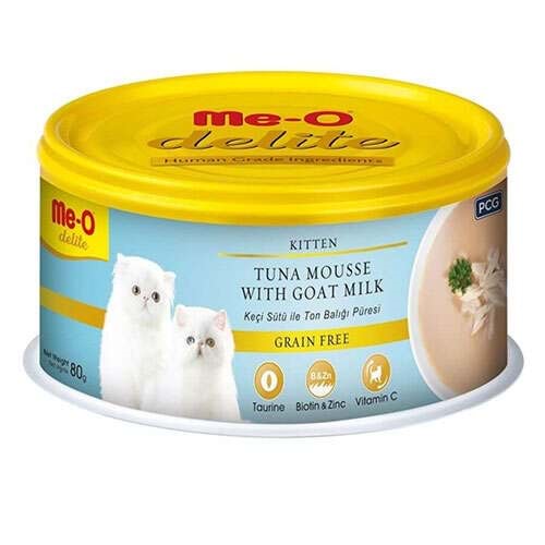 Meo Keçi Sütü- Ton Balığı Püresi Yavru Kedi Konserve 80 gr