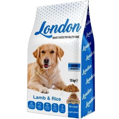 London Kuzu Etli Yetişkin Köpek Maması 15 Kg