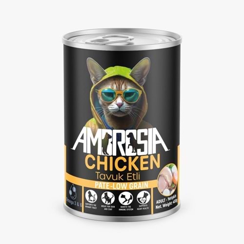Ambrosia Pate Tavuklu Yetişkin Kedi Maması 400 gr