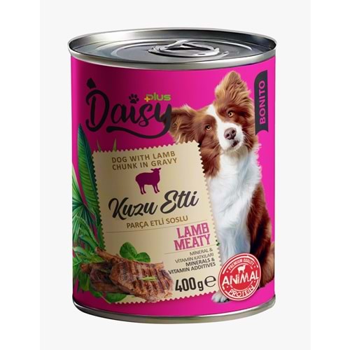 Daisy Plus Bonito Lamb Adult Dog Canned Food 400 Gr X 12 Adet