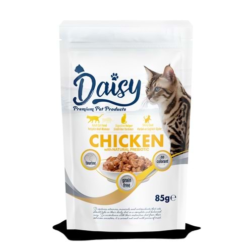 Daisy Tavuk Etli Jöleli Yetişkin Kedi Maması 85 GR X 24 Adet