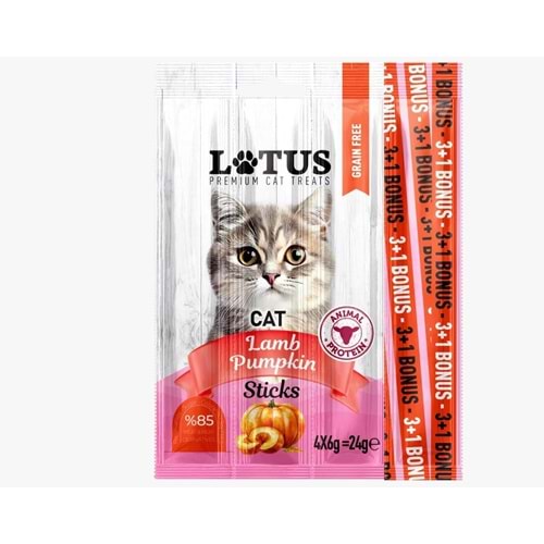 Lotus Lamb Pumpkin Sticks 4x6 Gr 24GR