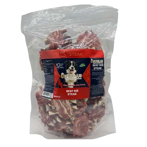 Nobilus Dana Kaburga Köpek Ödül maması 7cm 1 Kg
