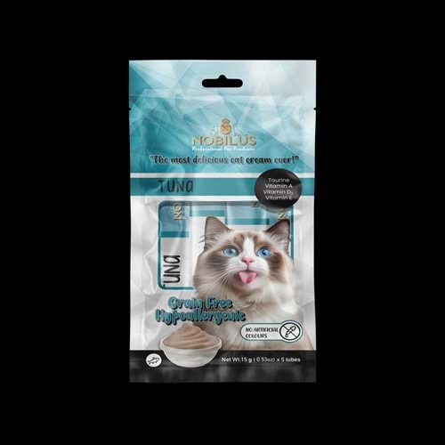Nobılus Ton Balıklı Kedi Krema Ödülü 5X15G