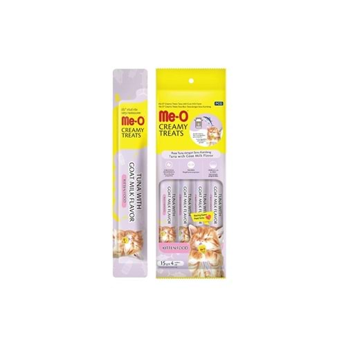 ME-O CREAMY CAT TREATS KITTEN KITTEN TUNA WITH GOAT MILK FLAVOUR