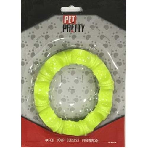 Pet Pretty Pati Desenli Halka Köpek Oyuncağı