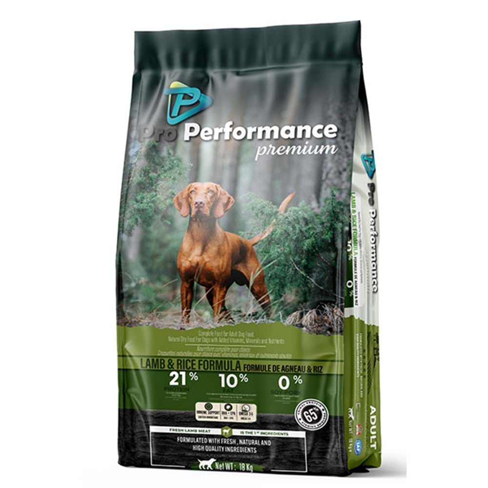 Pro Performans Adult Dog Lamb Rıce 18 Kg