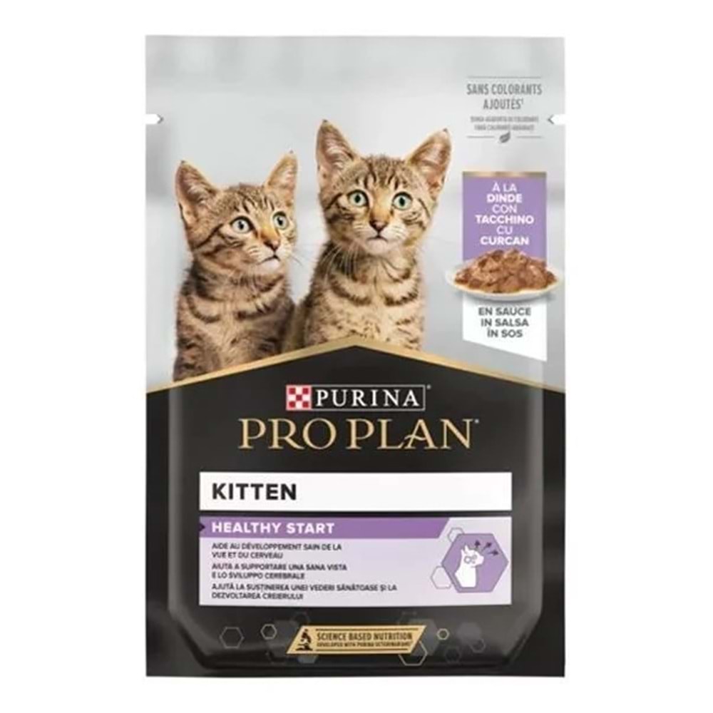 Pro Plan Pouch Hindili Yavru Kedi Konservesi 85Gr