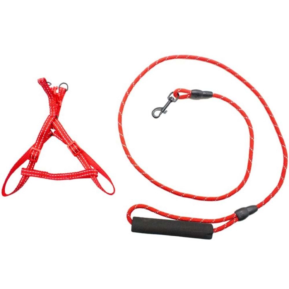 DOGLİFE KÖPEKLER İÇİN GÖĞÜS+FİTİL GEZDİRME TASMASI 6MM