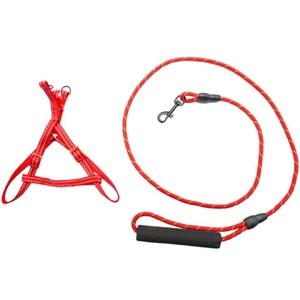 DOGLİFE KÖPEKLER İÇİN GÖĞÜS+FİTİL GEZDİRME TASMASI 6MM