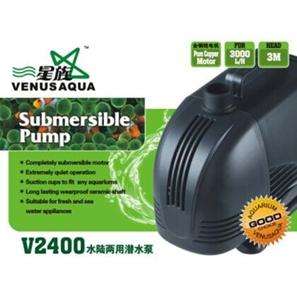 V-2400 Venus Aqua Kafa Motoru 3000Lh 60W