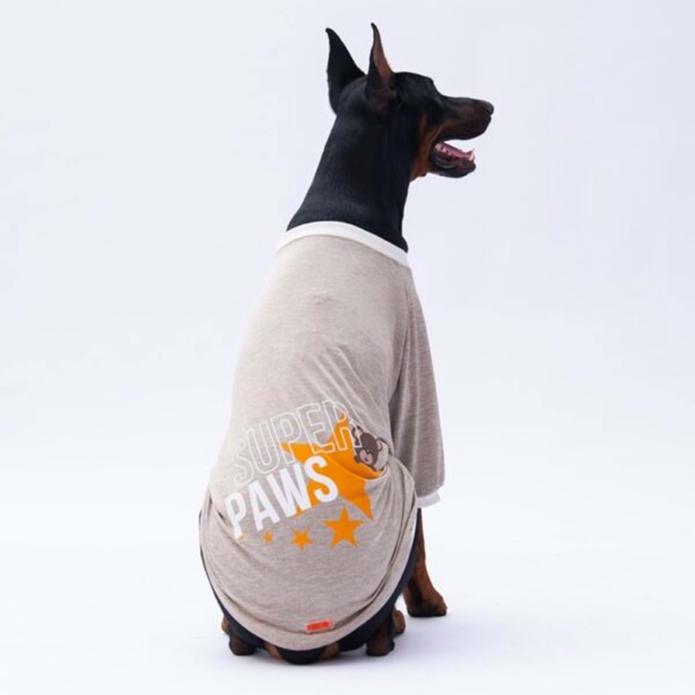Bej Super Paws Büyük Sweat