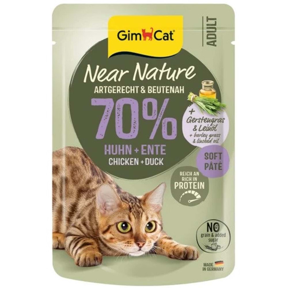 Gimcat Near Nature Tavuklu&Ördekli 85 Gr