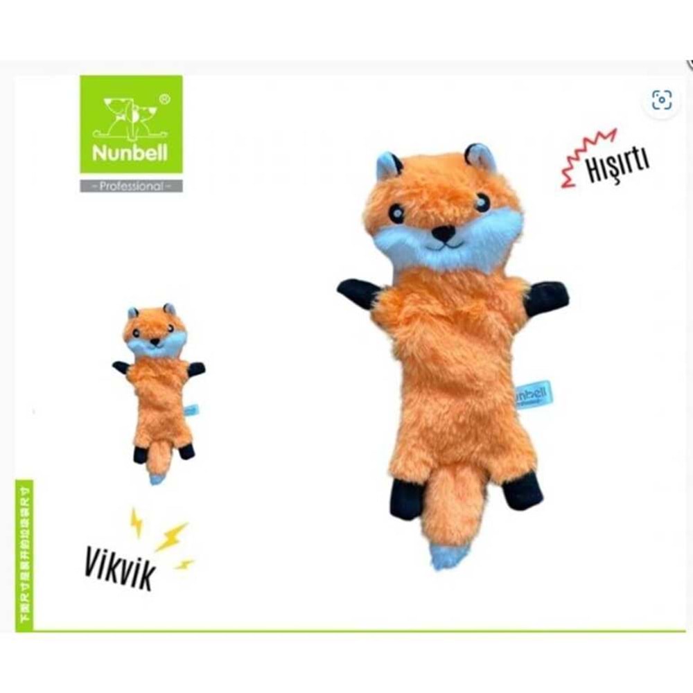 Nunbell Kopek Oyun. Peluş Tilki