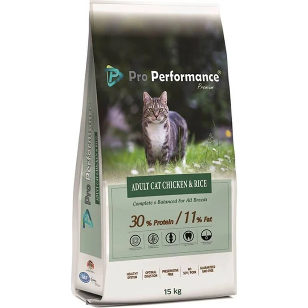 Pro Performance Premium Cat Tavuklu Pirinçli 15 Kg