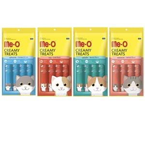 Meo Kremalı Tavuk & Balkabağı Lezzetli Krema Kedi Ödülü 4x15 Gr