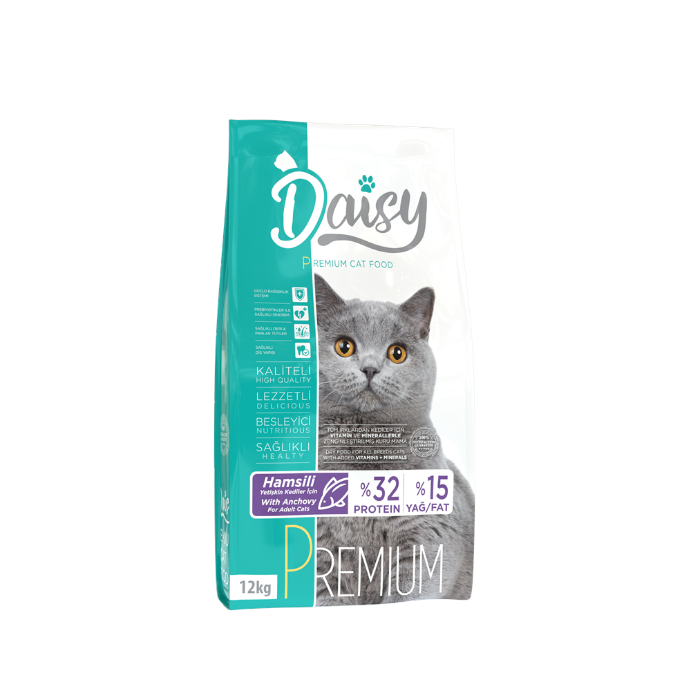 Daisy Premium Hamsili Kedi Açık Taze Mama 1Kg