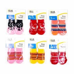 Ally Paws Köpekler İçin Kaymaz Taban Çorap Large