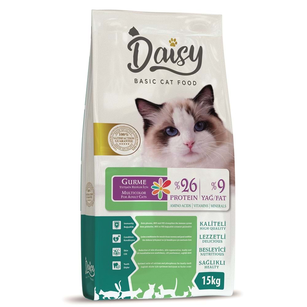 Daısy Adult Cat Basıc 26/9 Chıcken Multı Color 15 Kg