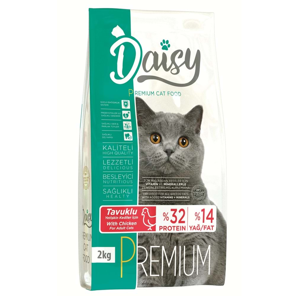 Daisy Adult Cat Premıum 32/14 Chıcken 2 Kg