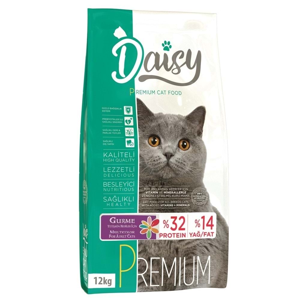 Daisy Premıum Adult Cat 32/14 Chıcken Multı Color 12 Kg