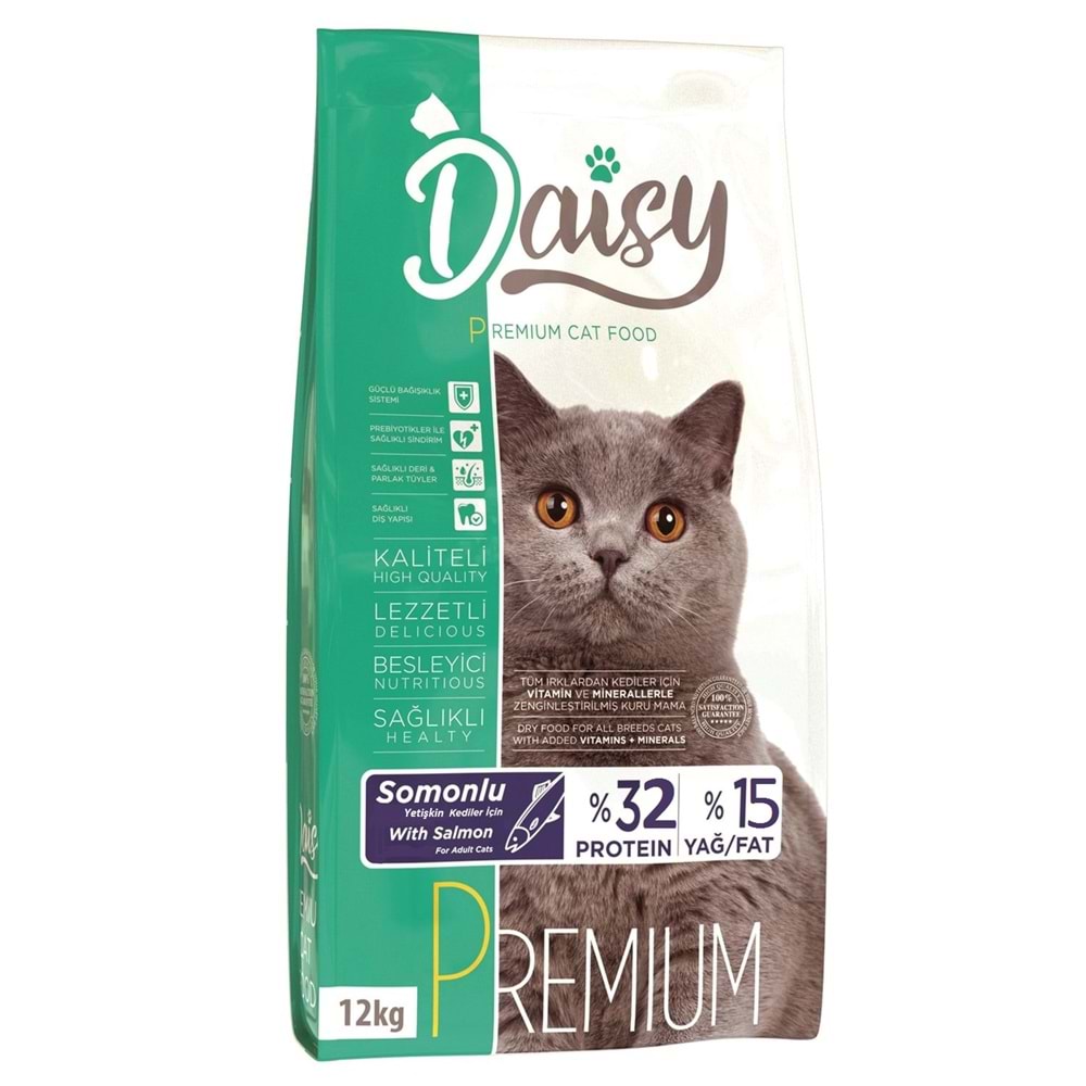 Daisy Adult Cat Premıum 32/15 Salmon 12 Kg