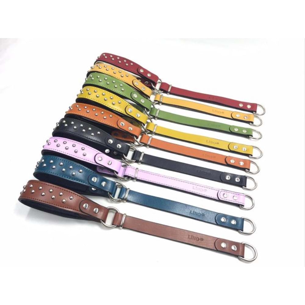 Lino 30Mm Deri Boğma Boyun Tasma Small