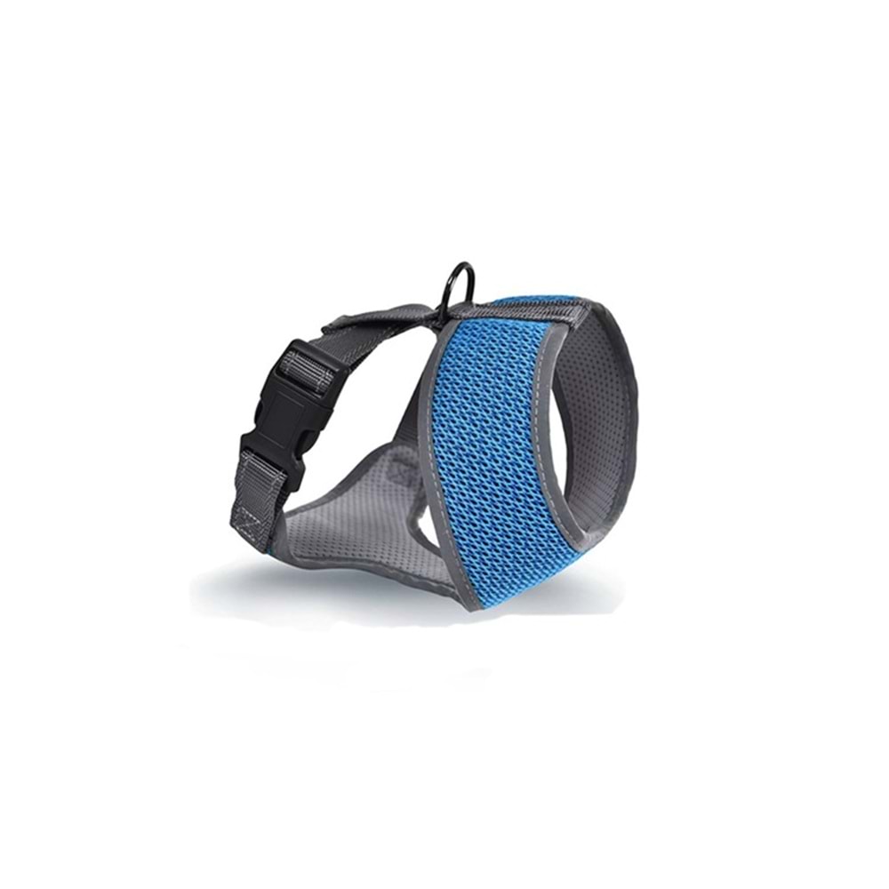 Zampa Finix Köpek Gövde Tasması Mavi Small 28x34-45 Cm
