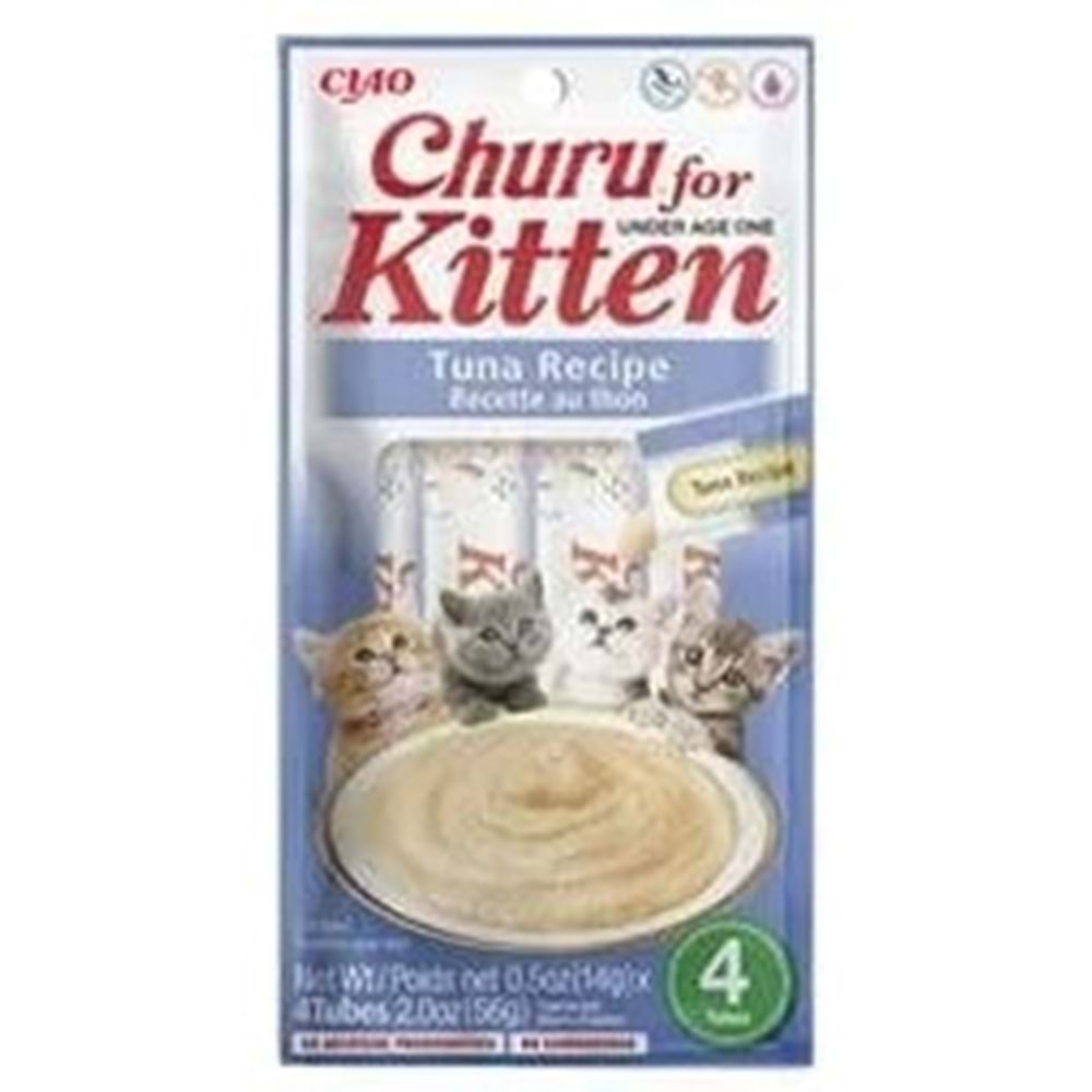 Cıao Churu Yavru Kediler İçin Tuna Balıklı Krema Ödül Maması
