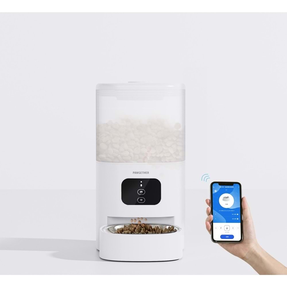 Pawgether F2S Otomatik Mama Kabı 4L Wifi Versiyon