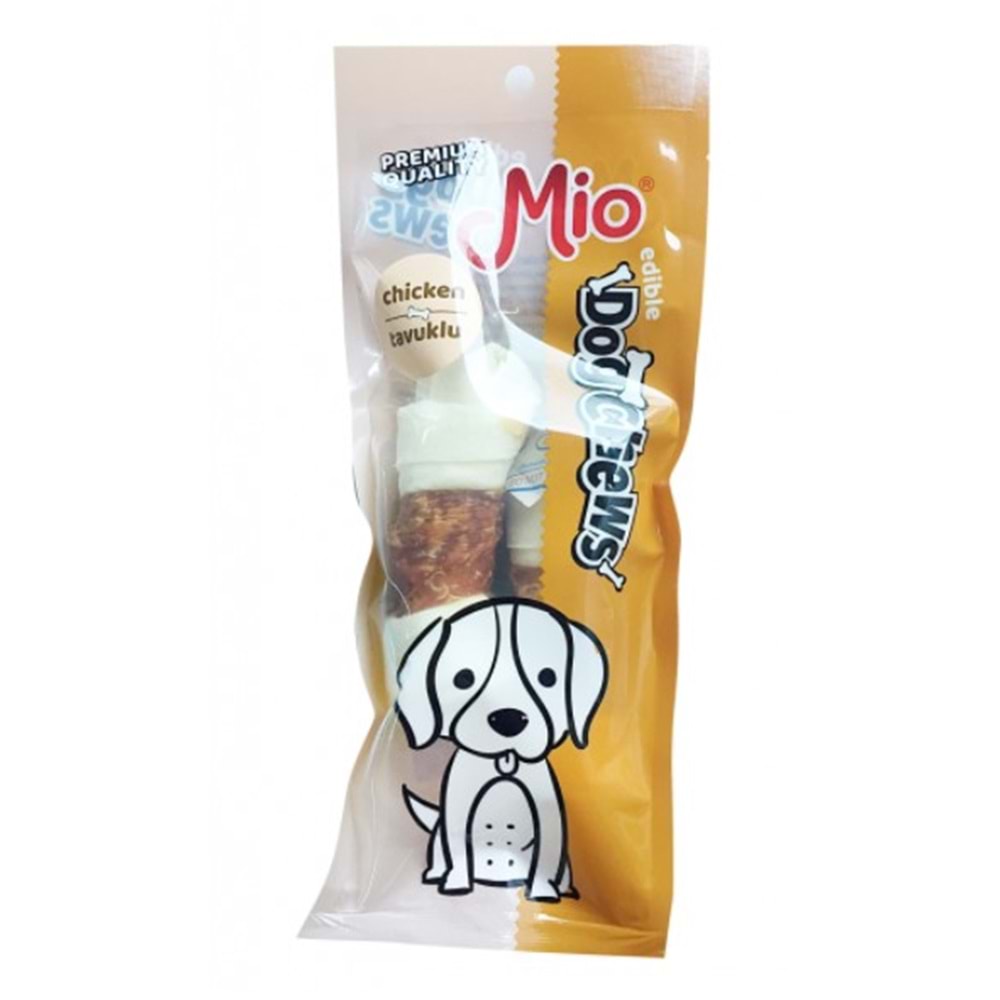 Mio Köpek Çiğneme Tavuklu Düğüm Kemik 11 Cm - 30 G 2'Li