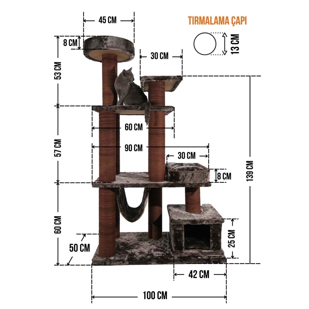 İstanbul Tırmalamalı Kedi Evi