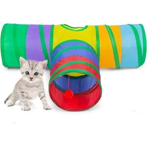 Üçlü Kedi Tüneli 85*50 Cm