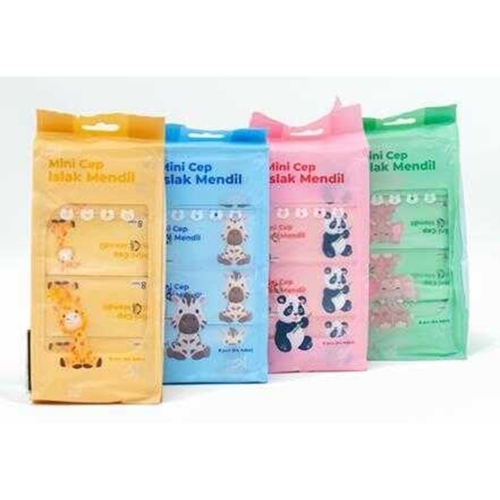 Islak Temizleme Mendili 8 Li