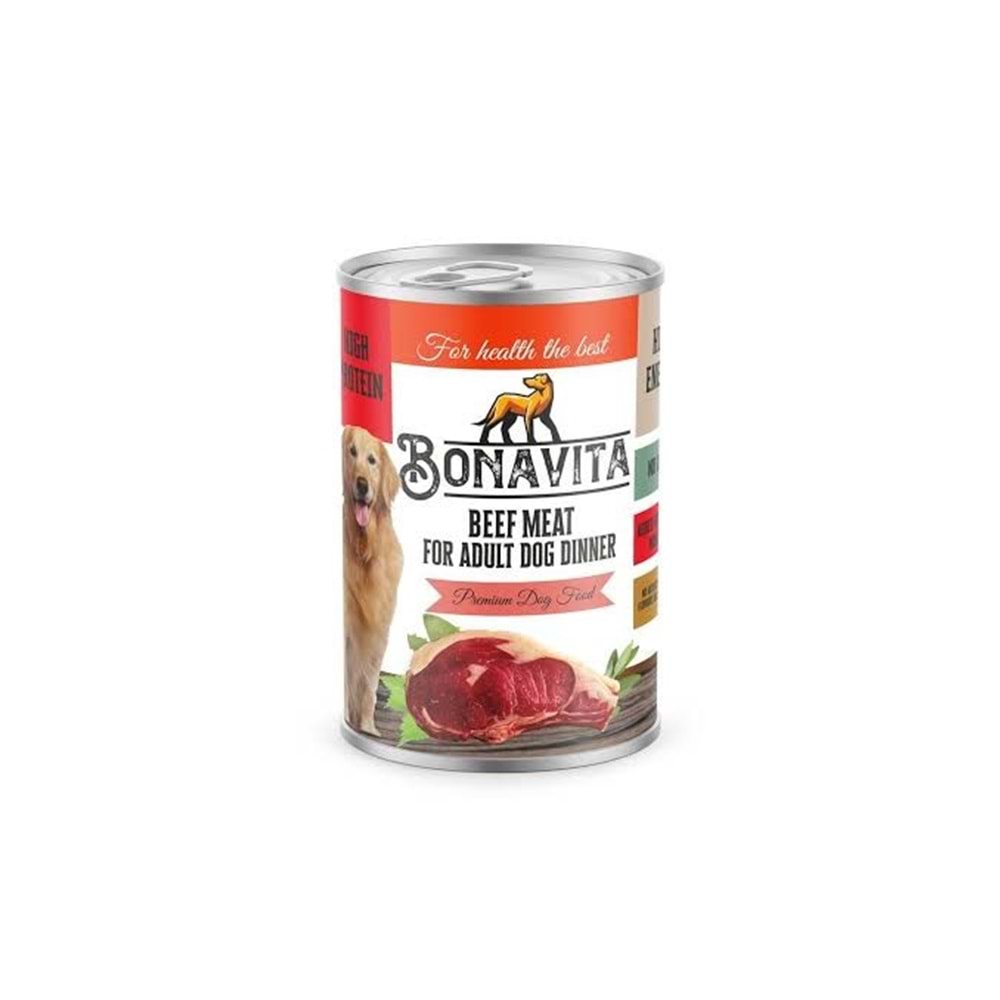 Bonavita Biftekli Yetişkin Köpek Konservesi 400 Gr