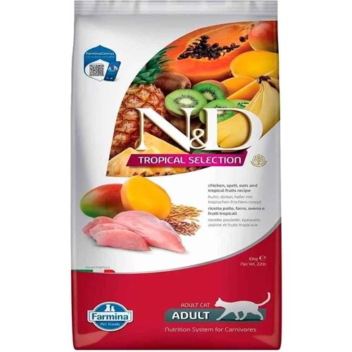 N&D Cat Tropical Selection Chiecken 10 Kg