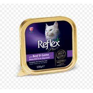 Reflex Plus Pate Biftek & Av Hayvanı Jelly 100 Gr